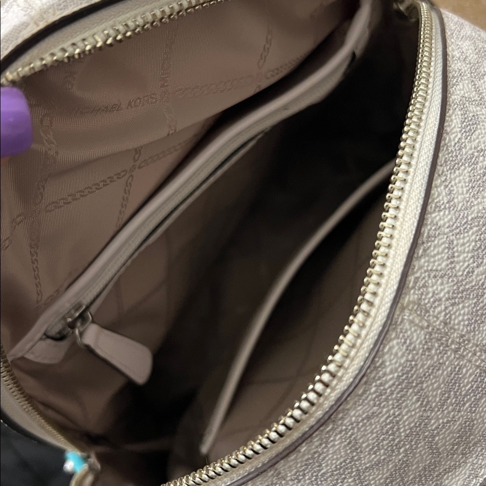 Michael Kors Aqua and White Gradient Backpack - Picture 3 of 7
